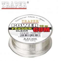 TRAPER-POWER FEEDER GUM CLEAR 1,00mm 72282