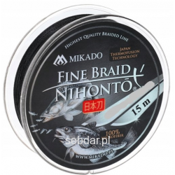 PL.MIKADO NIHONTO FINE BRAID BLACK 0,08 15 M